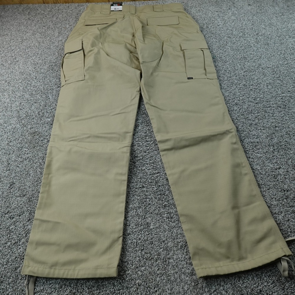 NEW 5.11 Tactical Pants Mens XL Beige Tan Ripstop TDU Cargo Utility Work Outdoor - Picture 10 of 14